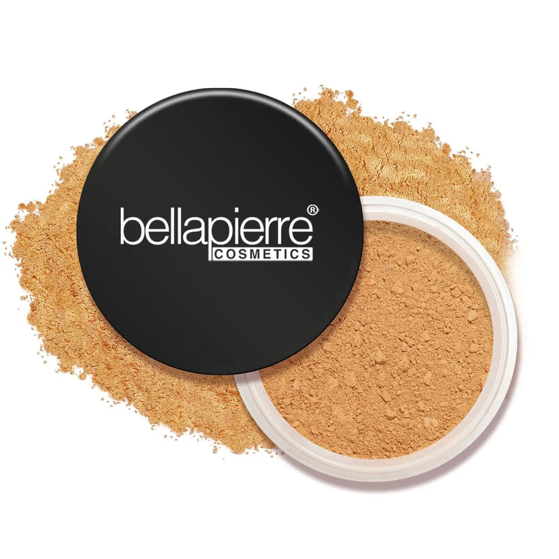bellapierre Mineral Foundation SPF 15 - Loose Powder Foundation | Vegan & Cruelty Free Natural Makeup | Full Coverage Matte Finish | Hypoallergenic | Oil & Talc Free - 0.32 Oz - Cinnamon Infinity Warehouse