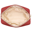 Gonex Small Makeup Bag for Purse PU Vegan Leather Travel Cosmetic Pouch Toiletry Bag for Women Girls Gifts with Gift Box Portable Water-Resistant Daily Storage Organzier Burgundy Gonex Store