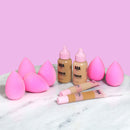 AOA Studio Collection Makeup Sponge Set Makeup Blender Latex Free and High-definition Set of 6 Makeup Blender For Powder Cream and Liquid, Super Soft Wonder Blender Beauty Cosmetic AOA STUDIO