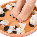 72 Pieces False Toe Nails Matte Short Square Fake Toenails Full Cover Glue On Fake Toe Nails for Women Girls Favors (Black) BBTO