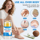 Uruses Urea Cream 60% plus Salicylic Acid 2% Urea Foot Care Stick, Foot Cream for Foot Callus Remover, Feet Moisturizer Stick for Dry Cracked Heels, Hands, Knees, Hydrating Heel Balm, Easy To Use Infinity Warehouse