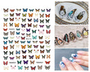 10 Sheets Butterfly Nail Stickers, Self-Adhesive Beautiful Butterfly Nail Art Sticker Decals Manicure Nail Tip Decoration Conpru