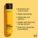 MATRIX A Curl Can Dream Deep Cleansing Shampoo | Treats Scalp, Clarifies, Removes Build Up & Preserves Curl Pattern | For Curly & Coily Hair | Silicone & Paraben Free | 10.1 Fl. Oz. MATRIX