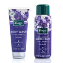 Relaxation Body Wash & Bubble Bath Duo with Lavender Essential Oil Kneipp