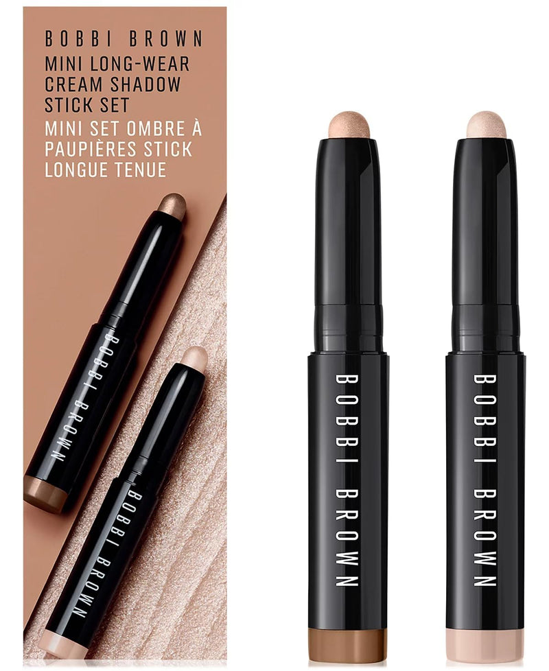 Bobbi Brown Mini Long-Wear Cream Eyeshadow Stick Duo Set Infinity Warehouse