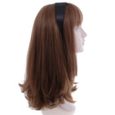 Black 2 Inch Wide Satin Hard Headband with No Teeth Head band for Women and Girls (Motique Accessories) Motique Accessories