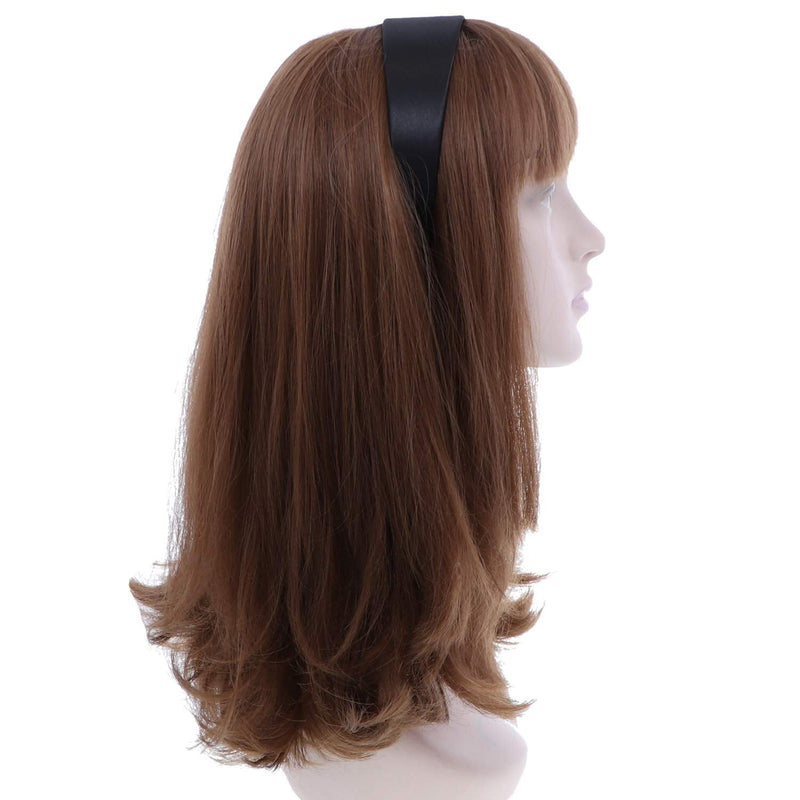 Black 2 Inch Wide Satin Hard Headband with No Teeth Head band for Women and Girls (Motique Accessories) Motique Accessories