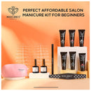 Modelones Poly Extension Gel Nail Kit - Builder Nail Enhancement Gel 6 Colors Pink Nude All In One Kit with Nail Lamp Base Top Coat Set Acrylic Design Salon Valentines Nail Art modelones