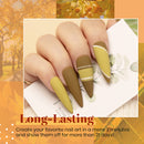 Beetles 20 Pcs Fall Winter Gel Nail Polish Kit, Nail Gel Polish Red Yellow Orange Green Gel Polish Set with Glossy & Matte Gel Top Coat Base Coat Soak Off Nail Lamp Christmas Thanksgiving Gift beetles Gel Polish