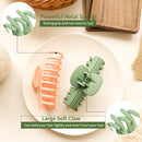 SYGY 6PCS Large Hair Claw Clips for Women, Nonslip Matte Claw Clips for Thick/Thin Hair, Strong Hold Banana Big Hair Clips, Fashion Jumbo Jaw Clips Girls Hair Styling Accessories SYGY