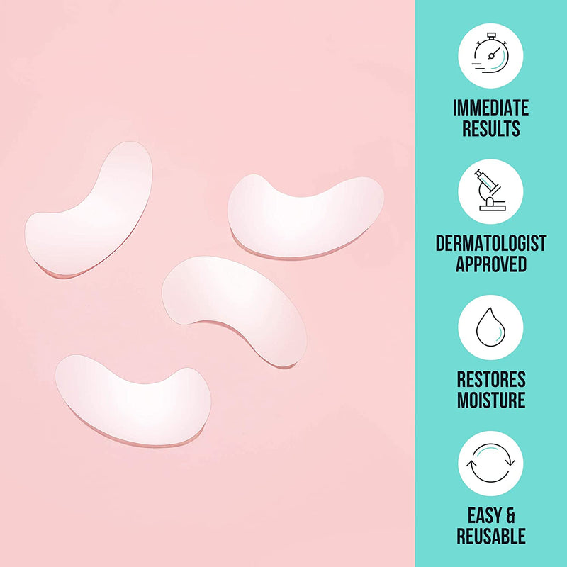SiO Beauty Eye and Smile Lift Anti-Wrinkle Patches 4 Week Supply - Overnight Under Eye Mask Pads For Dark Circles - Silicone Skin Treatment For Wrinkles SiO
