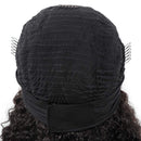 VSHOW Headband Human Hair Wigs 180% Density Kinky Curly None Lace Front Wigs for Black Women Glueless Machine Made Wigs 16Inch V SHOW