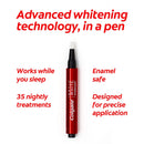 Colgate Optic White Overnight Teeth Whitening Pen, Teeth Stain Remover to Whiten Teeth, 35 Nightly Treatments, 0.08 Fl Oz Colgate