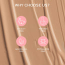 purlisse Perfect Glow BB Cream SPF 30: Cruelty-Free & Clean, Paraben & Sulfate-Free, Medium Coverage, Hydrates with Jasmine | Light Warm 1.4oz pūrlisse