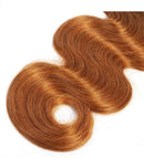 Sakula Brown Ombre Body Wave 100% Human Hair Bundles Brazilian Unprocessed Virgin Remy Hair Extensions with 1B/30 Color (16 16 16 16 inch) Sakula Store