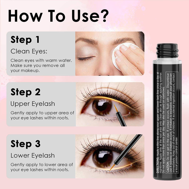 Lavish Lash Pro by Pronexa Hairgenics. Professional Strength Eyelash & Eyebrow Growth Serum. Over 20 Active Growth Promoting Ingredients for the Longest, Fullest Lashes & Brows. 5mL, 6 Month Supply. Pronexa