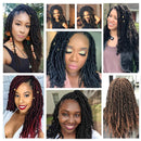 6 Packs Bomb Twist Crochet Hair 14 Inch Spring Twist Crochet Braids Pre-looped Mini Passion Twist Braiding Hair Senegalese Spring Twist Nubian Twist Kinky Curly Synthetic Hair Extensions (T30