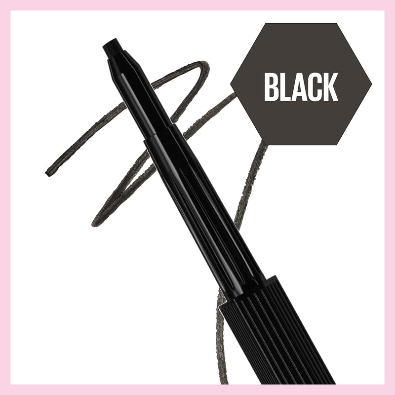 Maybelline New York Hyper Easy No Slip Pencil Eyeliner Makeup, Black, 0.001 oz. Maybelline New York