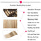 20 Inch Clip in Hair Extensions Human Hair Thin Standard Weft 8 Pcs Clip on Human Hairpieces Highlighted Silky Straight Hair for Women Beauty Balayage #18P613 Ash Blonde Mix Bleach Blonde Hairro