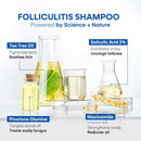Hermon Folliculitis Shampoo for Itchy Scalp: Psoriasis, Dandruff & Seborrheic Dermatitis & Biotin – Soothes | Exfoliates | Reactivates Follicles Infinity Warehouse