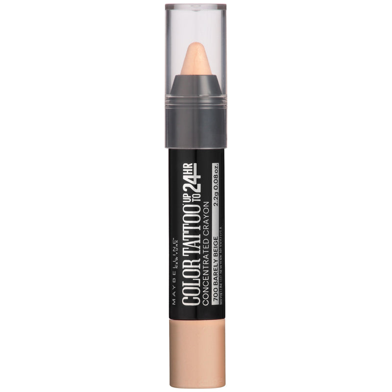Maybelline Eyestudio ColorTattoo Concentrated Crayon,700 Barely Beige, 0.08 oz. Maybelline New York