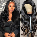 UNice Body Wave Headband Wig Human Hair Wig for Black Women Brazilian Remy Hair Glueless Non Lace Front Wig Wear and Go 150% Density 14inch UNICE Store
