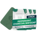 Oars + Alps Exfoliating & Moisturizing Bar Soap for Men, Deep Cleaning Soap, Clean Ingredients, All Skin Types, Blue Charcoal, 1pk Infinity Warehouse