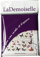 Butterflies Nail Art Water Slide Tattoo Decals, Pack of 4 LDREAMAM