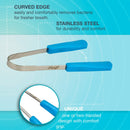 DrTung’s Tongue Cleaner, Stainless Steel Tongue Scraper Tongue Cleaner for Adults, Kids, Easy to Use Comfort Grip Handle drTung's