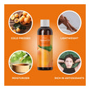 Nourishing Pure Apricot Kernel Oil - Apricot Seed Oil for Hair Skin and Nails plus Body Massage Oil and Anti Aging Skin Care Carrier Oil - Aromatherapy Apricot Oil Daily Moisturizer for Women and Men Maple Holistics