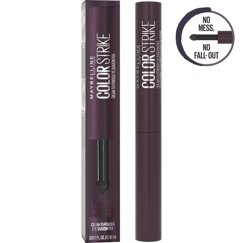 Maybelline New York Color Strike Eye Shadow Pen, Cream To Powder Finish, 10 Crave Maybelline New York