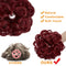 Messy Bun Hair Piece for Women Thick Updo Scrunchies Hair Extension Ponytail Hair Accessories Dark Red OMGREAT