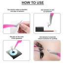 SIVOTE Eyelash Extension Tweezers for Classic & Volume Lashes, 5-Pack , Pink SIVOTE