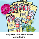 FaceTory SOS Restoring Sheet Mask with Royal Jelly - Soft Sheet Mask, For Oily, Combo, Dry, and Acne-prone skin - Soothing, Calming, Moisturizing Face Mask (Pack of 10) FACETORY