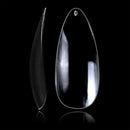 Vivace Clear Full Cover Stiletto 500 Acrylic False Fake Nail Tips 10Sizes For Nail Salon Nail Shop (Clear Full Cover Stiletto) Vivace