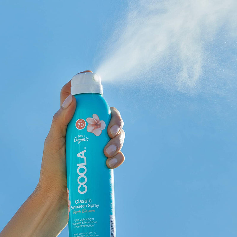COOLA Organic Sunscreen & Sunblock, Skin Care for Daily Protection, Broad Spectrum SPF 70, Peach Blossom martinandmark.com