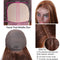 Beauty Forever LT4/30 Ombre Colored Silk Base Fake Scalp Wigs Human Hair Straight Closure Wigs for Women ,Brazilian Remy Hair Wig 150% Density 100% Virgin Human Hair Wig Middle Part 18 Inch Beauty Forever Store