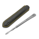 i08 - Nail Cleaner in Leather German FINOX Surgical Stainless Steel Nails Cleaning German Manicure Pedicure Tool GERmanikure Solingen GERmanikure