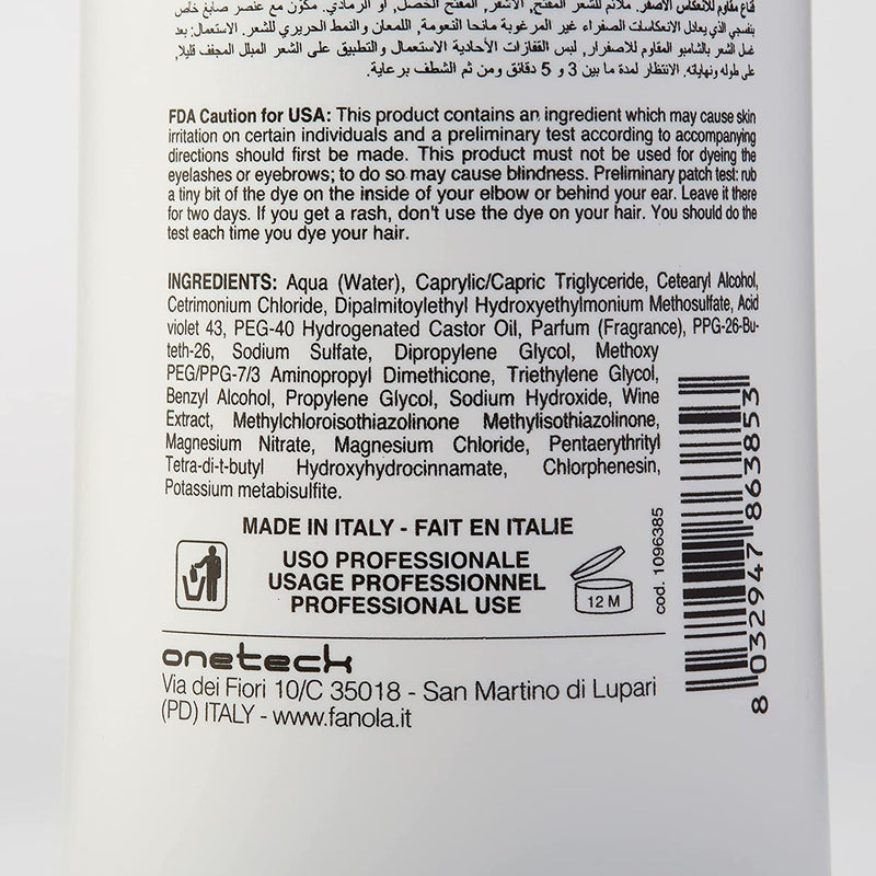 Fanola No Yellow Shampoo & Nutri Care Restructuring Conditioner 33.8 oz / 2pk - Anti Brass Depositing Purple Shampoo Toner for Blonde Hair,Damaged Hair Infinity Warehouse