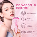 Facial Ice Roller for Skin Care - Aluminum Face Roller to De-Puff, Soothe & Tighten Pores - Cold Therapy Massage Tool for Radiant Glow Infinity Warehouse