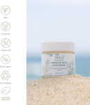 Miracle Sea Kelp Eye Cream Hydrating & Correcting Yerba Mate Caffeine & Hyaluronic Acid for Dark Circles Bags & Puffiness - Daily Anti Aging Moisturizer for Women & Men, Vegan - 1 Oz