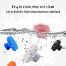 VWMYQ Silicone Face Scrubber Facial Cleansing Brush Silicone Face Wash Brush Manual Waterproof Cleansing Skin Care Face Brushes for Cleansing and Exfoliating (Black) VWMYQ