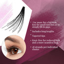 Ardell False Eyelashes Double Up Individuals Knot-Free Long Black 4 Pack Ardell