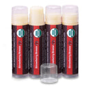 USDA Organic Lip Balm 4-Pack by Earth's Daughter - Strawberry Flavor, Beeswax, Coconut Oil, Vitamin E - Best Lip Repair Chapstick for Dry Cracked Lips. Earth's Daughter Store