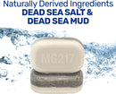 MG217 Psoriasis Dead Sea Exfoliating Bar Soap - Dead Sea Salt, Mud, Aloe Vera, Vitamin E & Rose Geranium Oil for Psoriasis Skincare, 3.2oz Infinity Warehouse