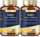 NAD Supplement for Women Men with nicotinamide riboside resveratrol,Quercetin, Betaine Boost NAD+ Levels NAD Plus Supplement for Anti Aging, Energy, Immune, Focus 120 Capsules Infinity Warehouse