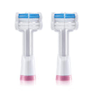 Triple Bristle Replacement Brush Head Refills Pink & Blue Bundle | Innovative 3 Head Design | Compatible w/Triple Bristle Brand Sonic Toothbrush | Color Changing Indicator Bristles Triple Bristle