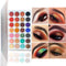 Eyeshadow Palette Matte Eyeshadow Pallet Pigmented Shades Makeup Palette Set Shimmer Foils Eye Makeup Long Lasting Palette of Shades 35 Colors Waterproof and Sweatproof MYUANGO