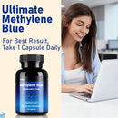 Methylene Blue Capsules, 99% Purity Pharmaceutical Grade Methylene Blue, 60 USP Grade for Improved Brain Absorption, Healthy Cellular, Focus, Clarity, Energy, Cognitive Support, Made in USA Infinity Warehouse