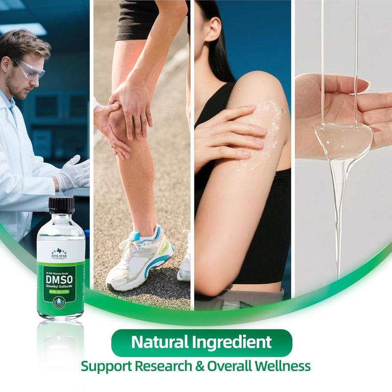 Dimethyl Sulfoxide (DMSO) 99.95% Pure Liquid |8 oz. DMSO Pharma Grade Non-diluted | Undiluted & Odorless, Contained in Premium Glass Bottle Infinity Warehouse